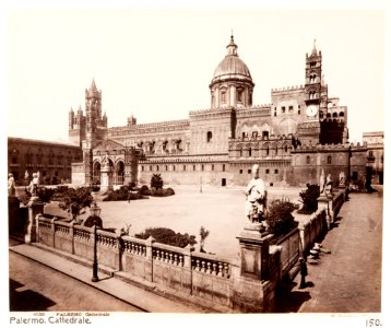 Fotografi av Katedralen i Palermo, Italien - Hallwylska museet - 106710