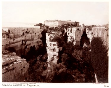 Fotografi av Latomia dei Cappuccini. Syracusa, Italien - Hallwylska museet - 106706