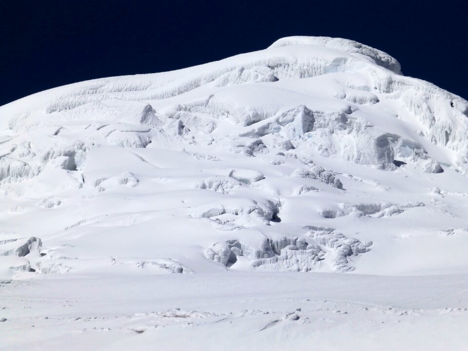 Mountains volcano winter