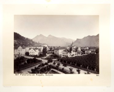 Fotografi av Ragatz i Schweiz - Hallwylska museet - 103163 photo