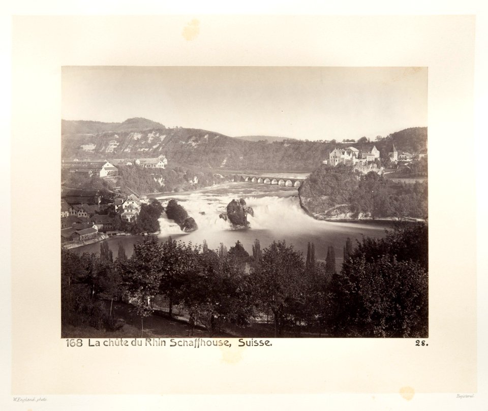 Fotografi av Rhenfallet - Hallwylska museet - 103161