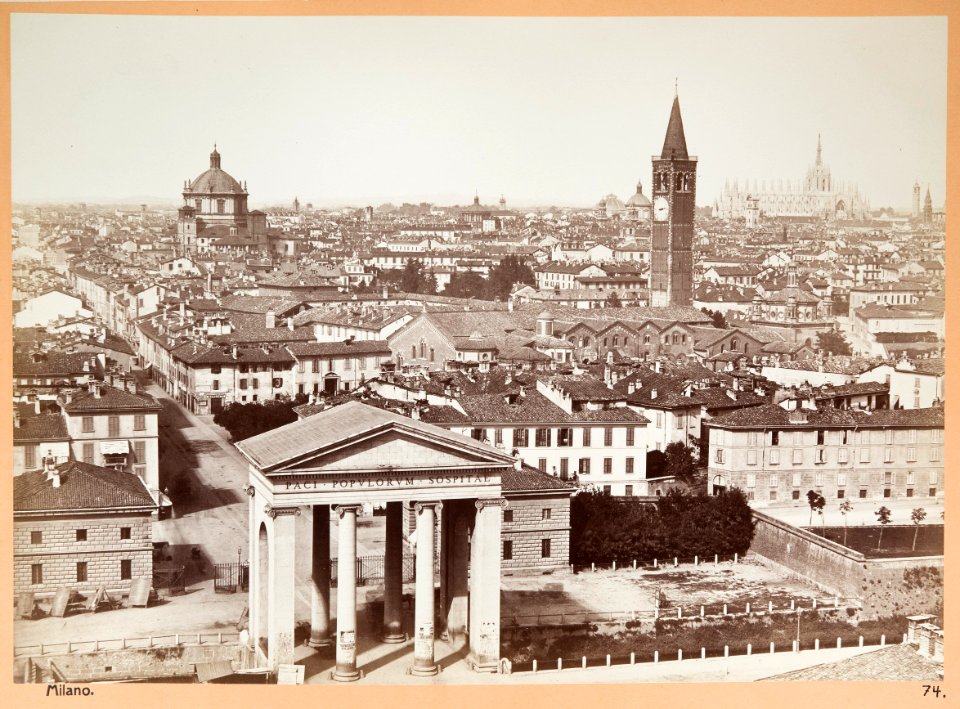 Fotografi av Milano - Hallwylska museet - 103020