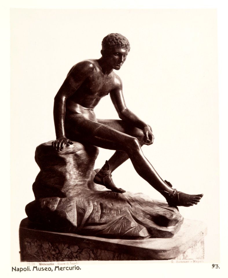 Fotografi av Merkurius. Neapel, Italien - Hallwylska museet - 106852