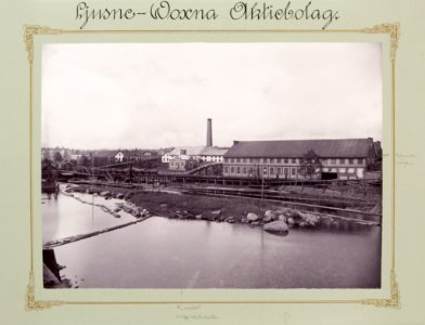 Fotografi av Ljusne. Elverket. verkstaden. Gamla sågen - Hallwylska museet - 106755