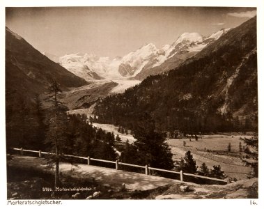 Fotografi av Morteratsch-Gletscher - Hallwylska museet - 104856
