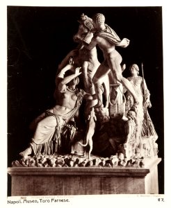 Fotografi av Museo, Toro Farnese. Neapel, Italien - Hallwylska museet - 106846