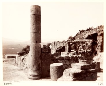 Fotografi av ruin i Solunto, Italien - Hallwylska museet - 106721