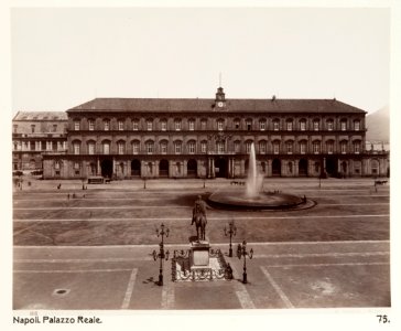 Fotografi av Palazzo Reale. Neapel, Italien - Hallwylska museet - 106835