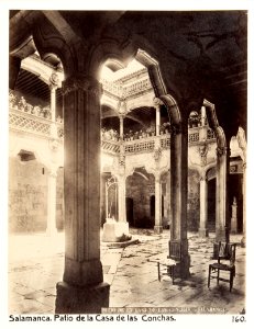 Fotografi av Salamanca. Patio de la Casa de las Conchas - Hallwylska museet - 105341