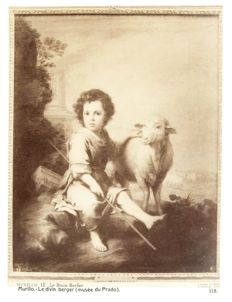Fotografi av Madrid. Murillo, Le devin berger (au Musée du Prado) - Hallwylska museet - 105171