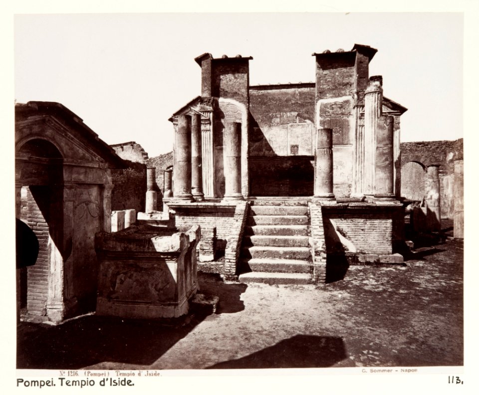 Fotografi av Pompeji - Hallwylska museet - 107895
