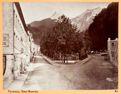 Fotografi av Pyrénées. Eaux-Bonnes - Hallwylska museet - 104674