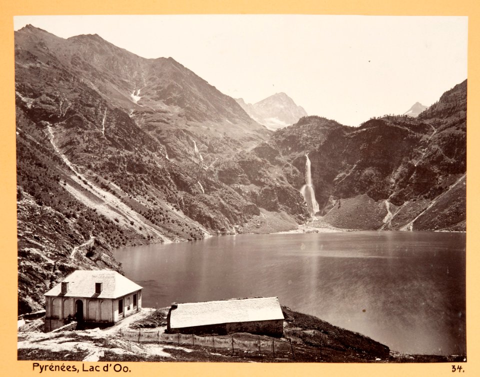 Fotografi av Pyrénées. Lac d´Oo - Hallwylska museet - 104661