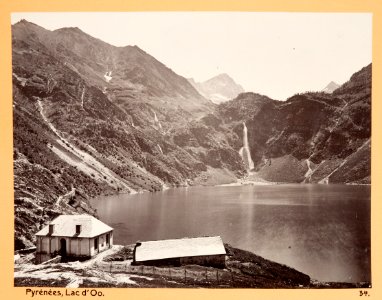 Fotografi av Pyrénées. Lac d´Oo - Hallwylska museet - 104661