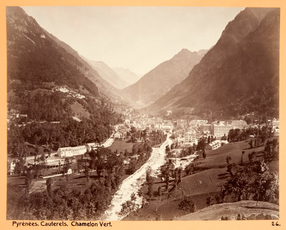 Fotografi av Pyrénées. Cauterets, Mamelon Vert - Hallwylska museet - 104669