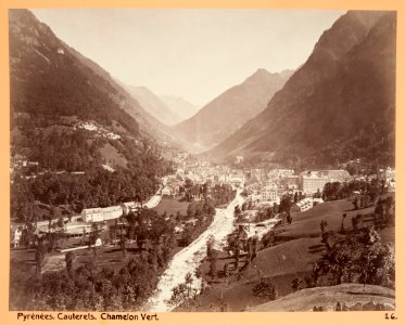 Fotografi av Pyrénées. Cauterets, Mamelon Vert - Hallwylska museet - 104669