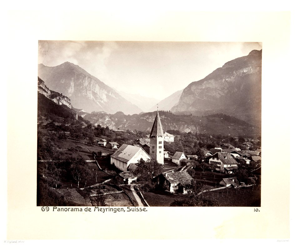 Fotografi av Meiringen - Hallwylska museet - 103143