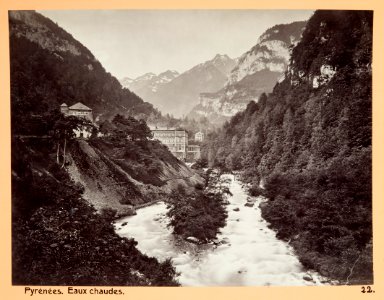 Fotografi av Pyrénées. Eaux-Chaudes - Hallwylska museet - 104673