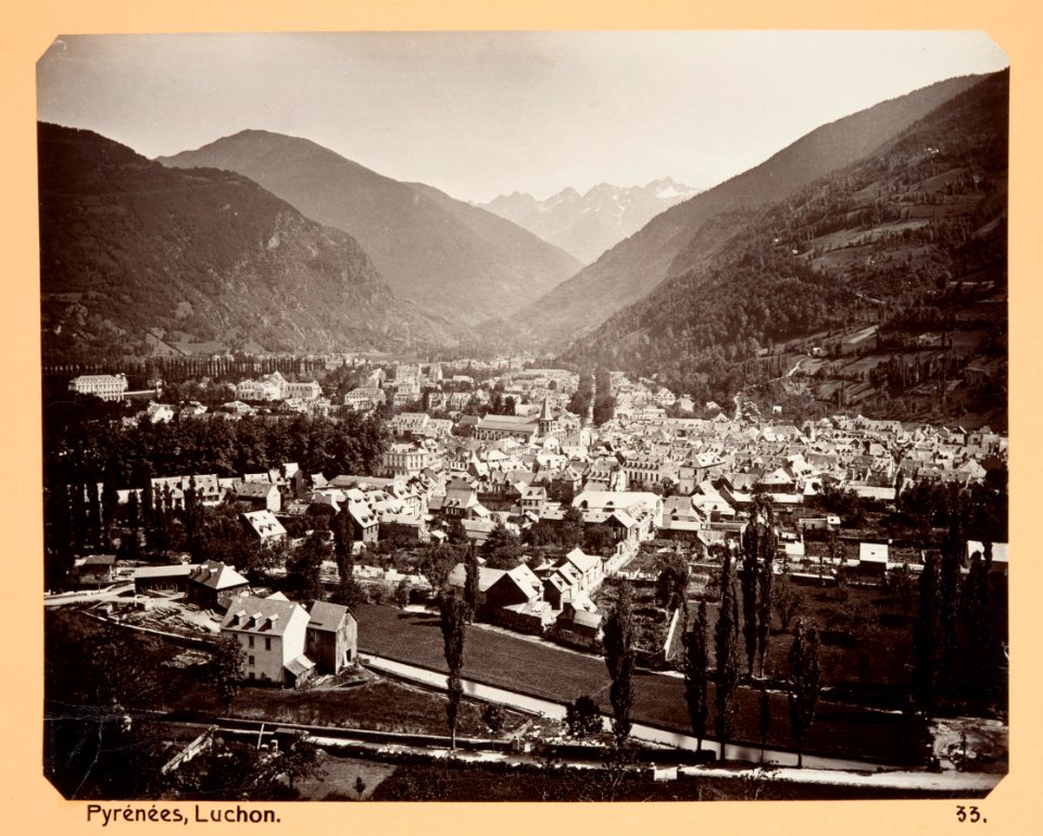 Fotografi av Pyrénées. Luchon - Hallwylska museet - 104662