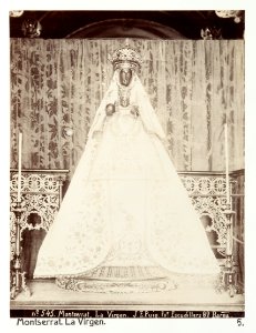 Fotografi av Montserrat. La Virgen - Hallwylska museet - 104752
