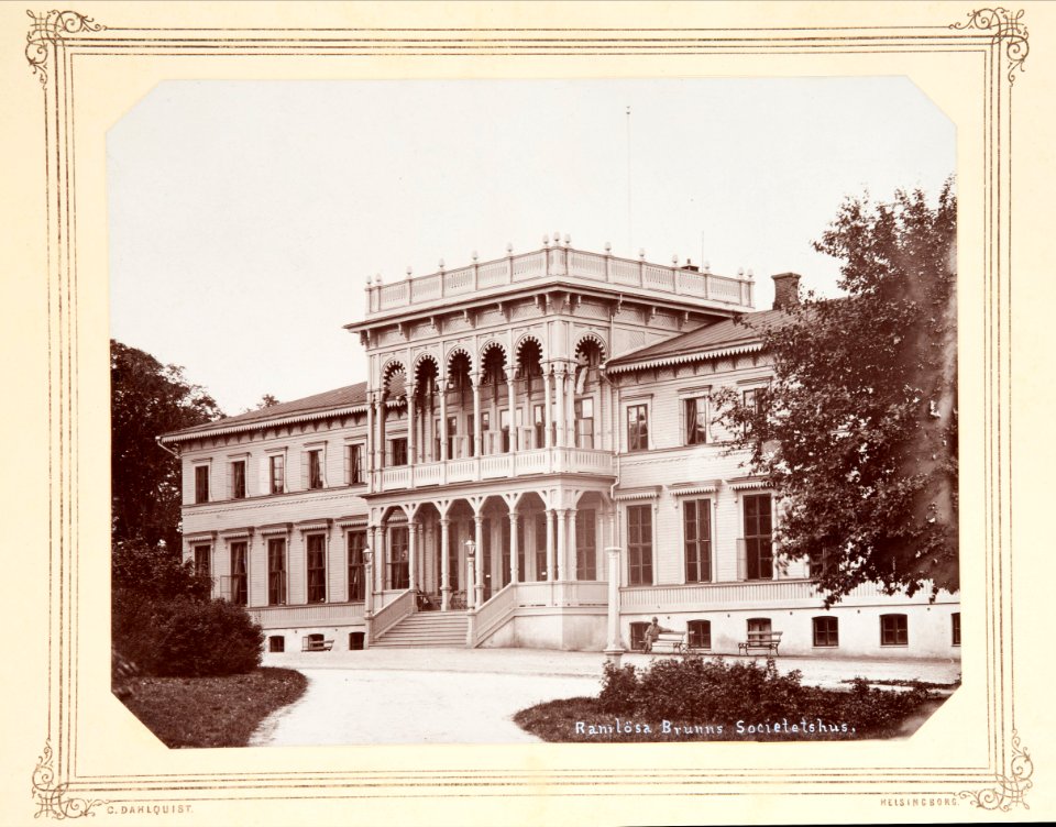 Fotografi av Ramlösa brunns societetshus - Hallwylska museet - 105404