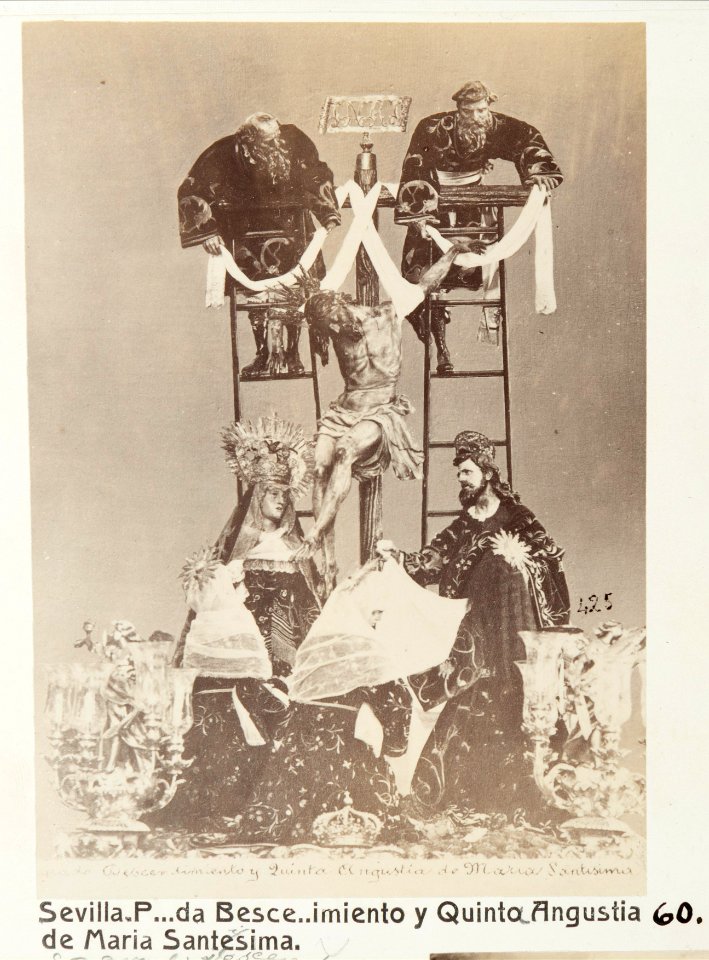 Fotografi av Sevilla. Sagrado Descendimiento y Quinta Angustia de Maria Santisima - Hallwylska museet - 104807