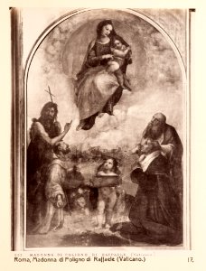 Fotografi av Roma. Madonna di Foligno di Raffaele (Vaticano) - Hallwylska museet - 104745