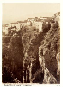 Fotografi av Ronda (Málaga). Vista del Tajo de Ronda - Hallwylska museet - 104971