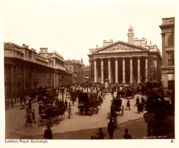 Fotografi av Royal Exchange. London, England - Hallwylska museet - 105856