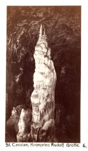 Fotografi av St. Canzian. Kronprinz Rudolf Grotte - Hallwylska museet - 104878