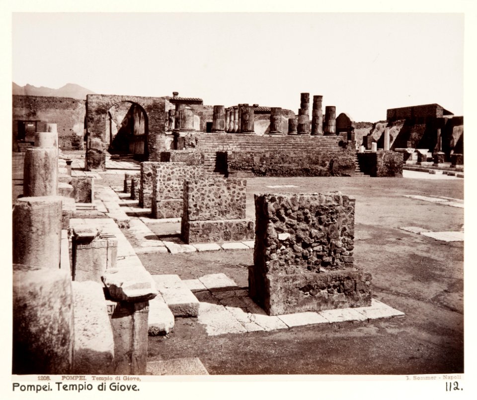 Fotografi av Pompeji - Hallwylska museet - 107894