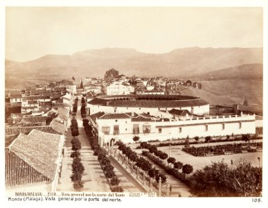 Fotografi av Ronda (Málaga). Vista general por la parte del norte - Hallwylska museet - 104969 photo