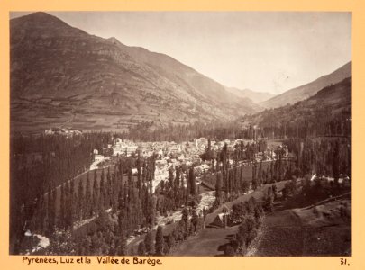 Fotografi av Pyrénées, Luz et la Vallée de Barèges - Hallwylska museet - 104664