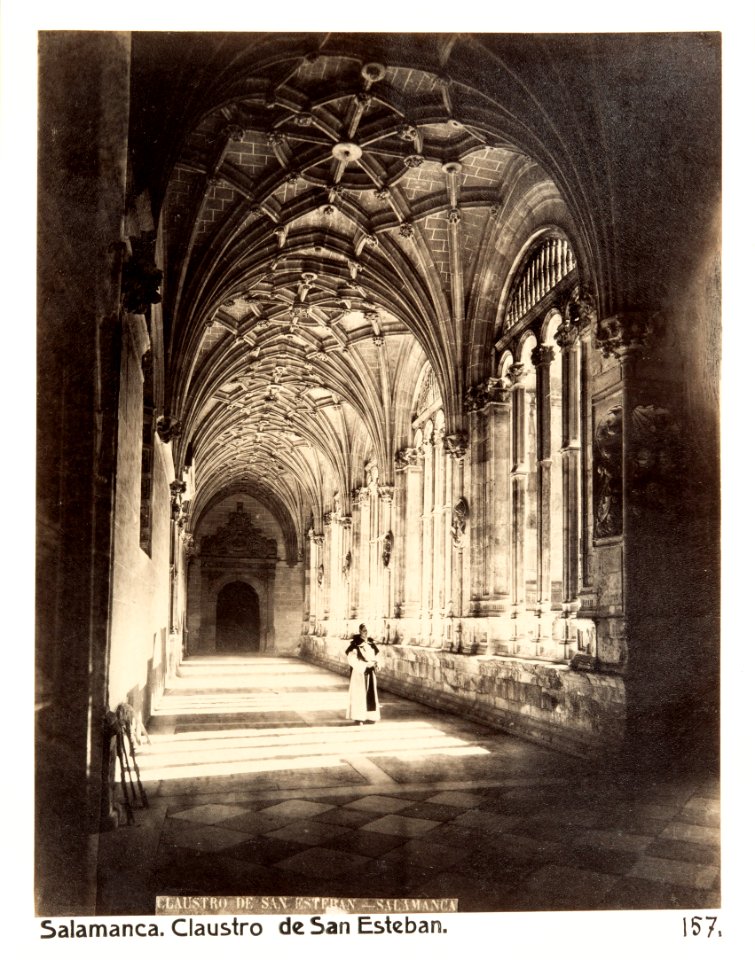 Fotografi av Salamanca. Claustro de San Esteban - Hallwylska museet - 105338