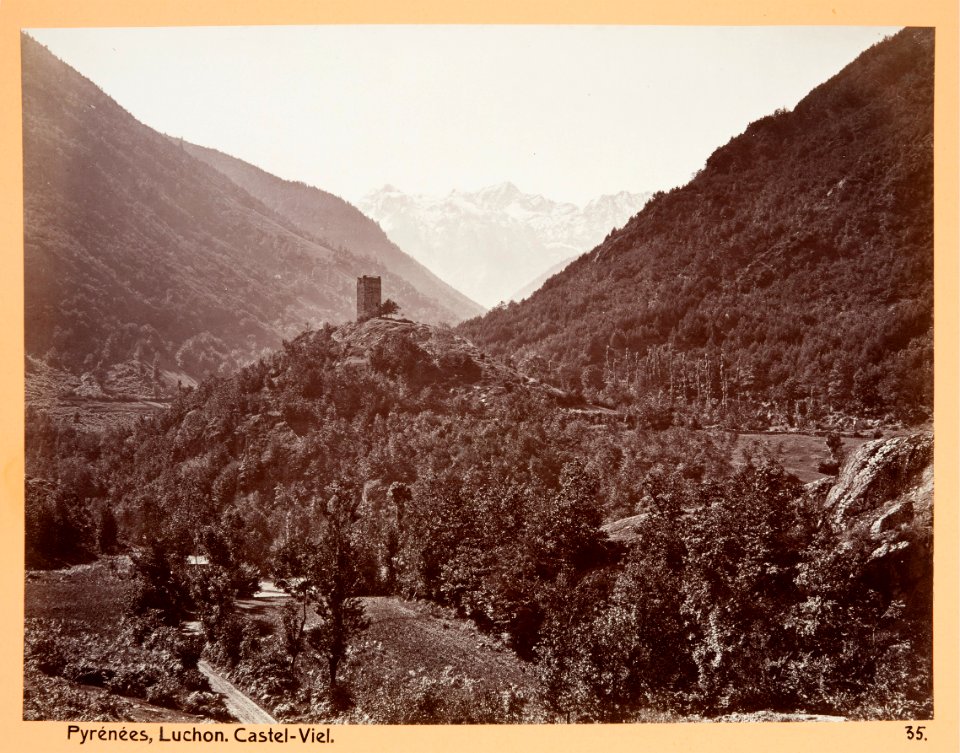 Fotografi av Pyrénées. Luchon, Castel-Viel - Hallwylska museet - 104660