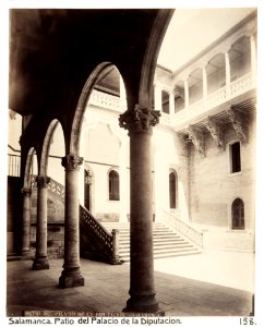 Fotografi av Salamanca. Patio del Palacio de la Diputacion - Hallwylska museet - 105339