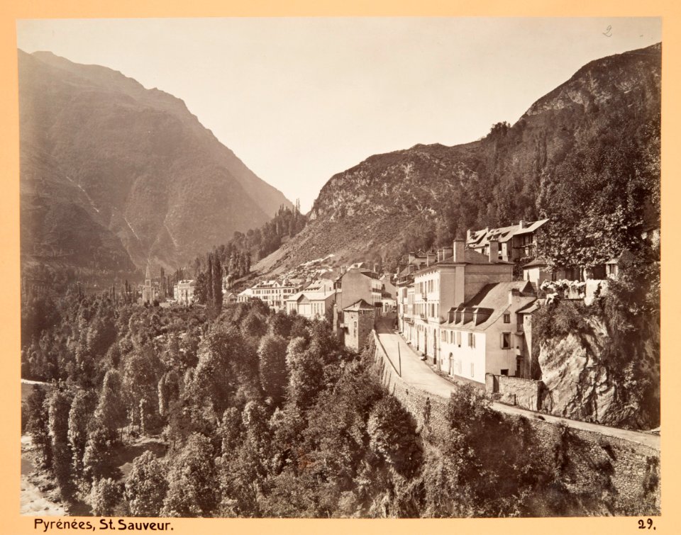 Fotografi av Pyrénées. St. Sauveur - Hallwylska museet - 104666