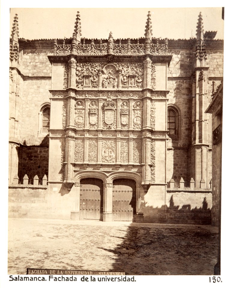 Fotografi av Salamanca. Fachada de la Universidad - Hallwylska museet - 105331