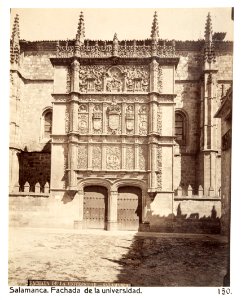 Fotografi av Salamanca. Fachada de la Universidad - Hallwylska museet - 105331