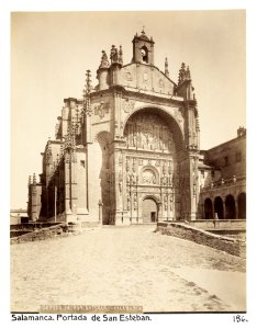 Fotografi av Salamanca. Portada de San Esteban - Hallwylska museet - 105337