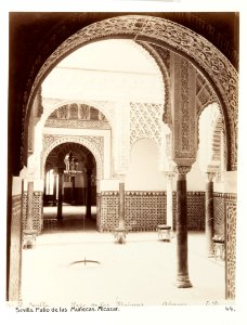 Fotografi av Sevilla. Alcázar, Patio de las Muñecas - Hallwylska museet - 104791
