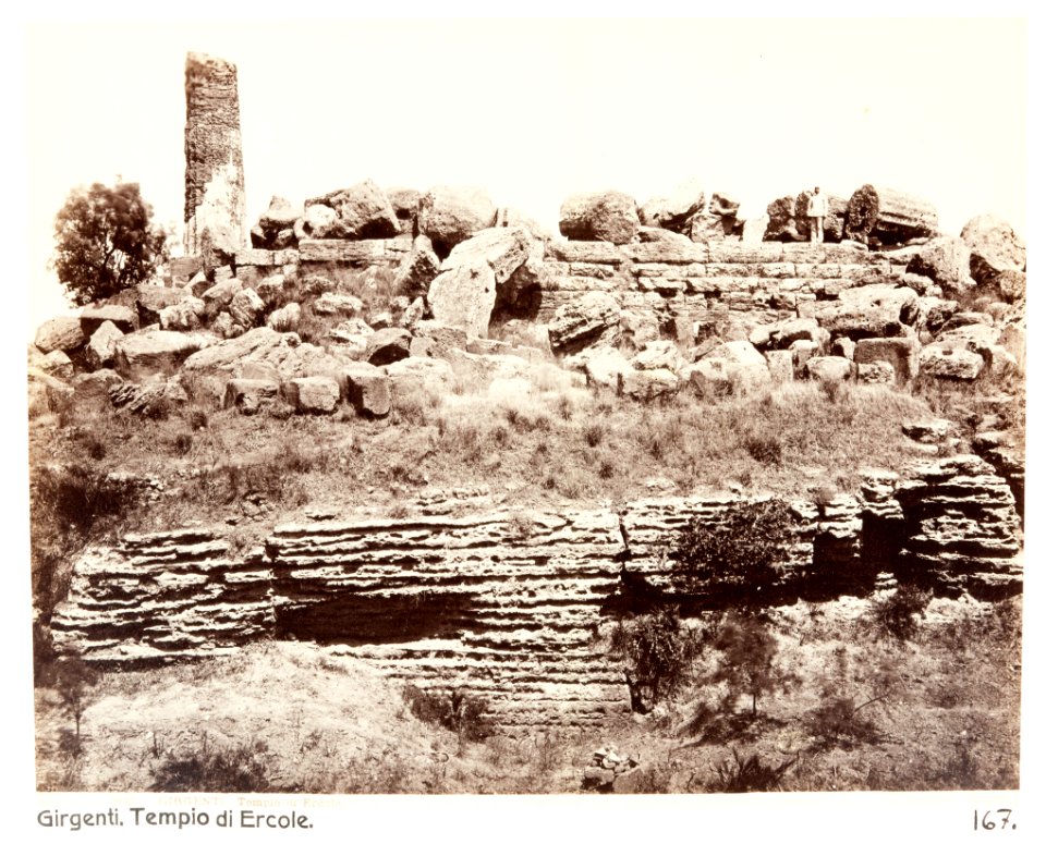 Fotografi av Templet della Concordia. Girgenti, Italien - Hallwylska museet - 107433