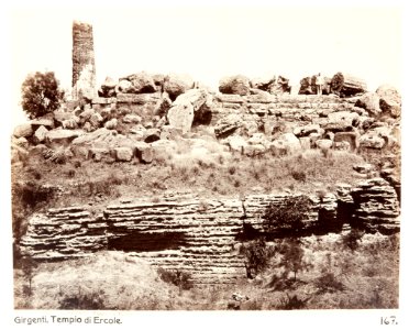 Fotografi av Templet della Concordia. Girgenti, Italien - Hallwylska museet - 107433