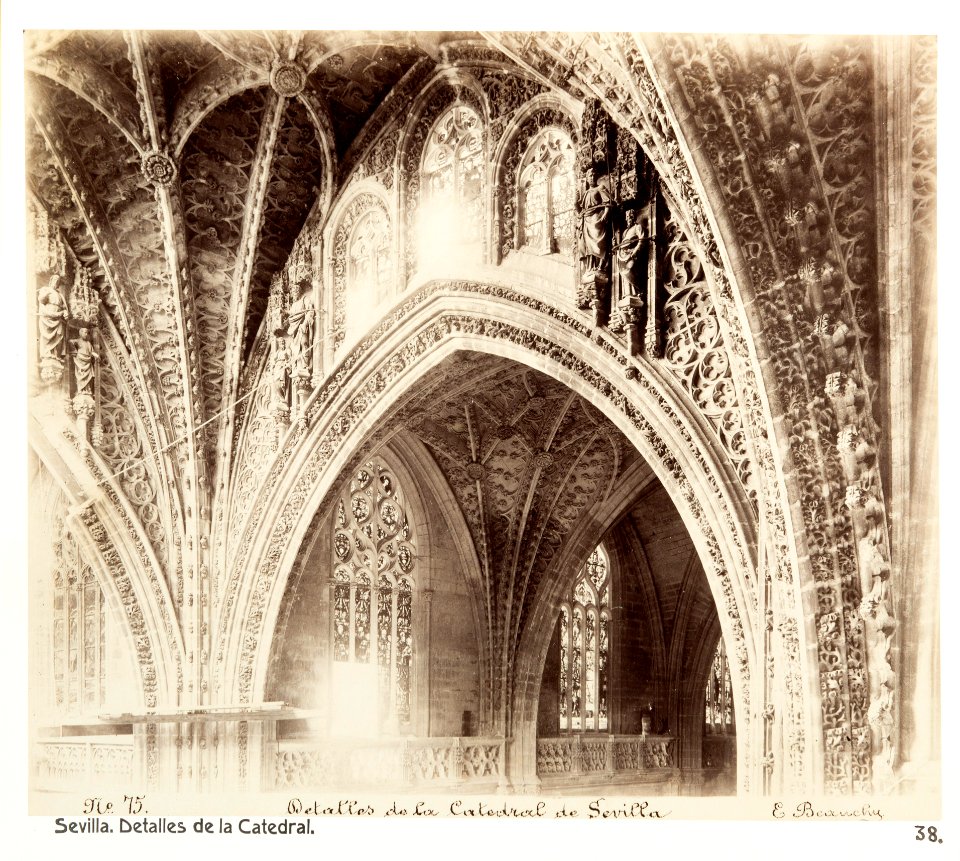 Fotografi av Sevilla. Detalles de la Catedral - Hallwylska museet - 104785