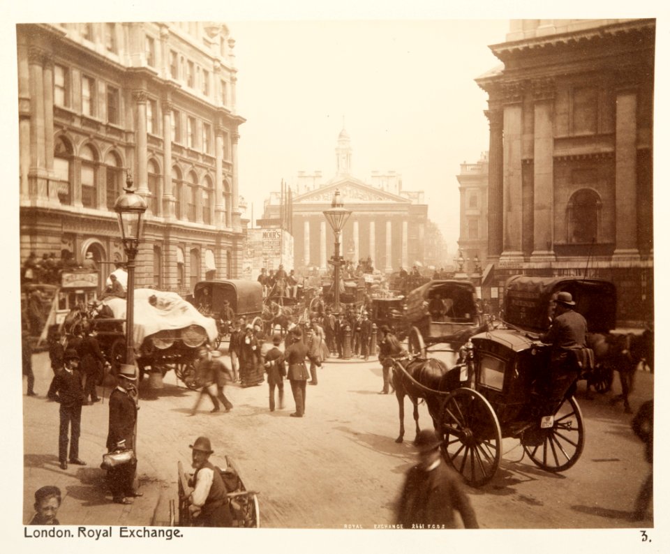 Fotografi av Royal Exchange. London, England - Hallwylska museet - 105857 photo