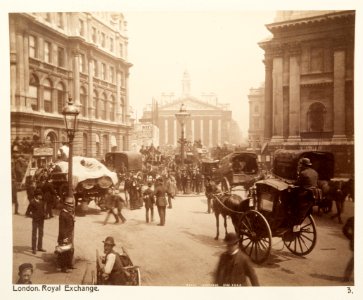 Fotografi av Royal Exchange. London, England - Hallwylska museet - 105857