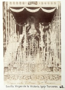 Fotografi av Sevilla. Virgen de la Victoria. Iglesia Terceros - Hallwylska museet - 104809