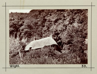 Fotografi av Shanklin, Hone-moon Cottage. Isle of Wight, England - Hallwylska museet - 106692