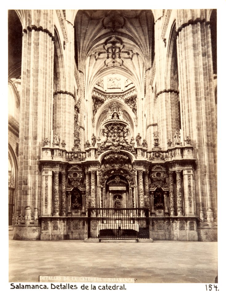 Fotografi av Salamanca. Detalles de la Catedral - Hallwylska museet - 105335