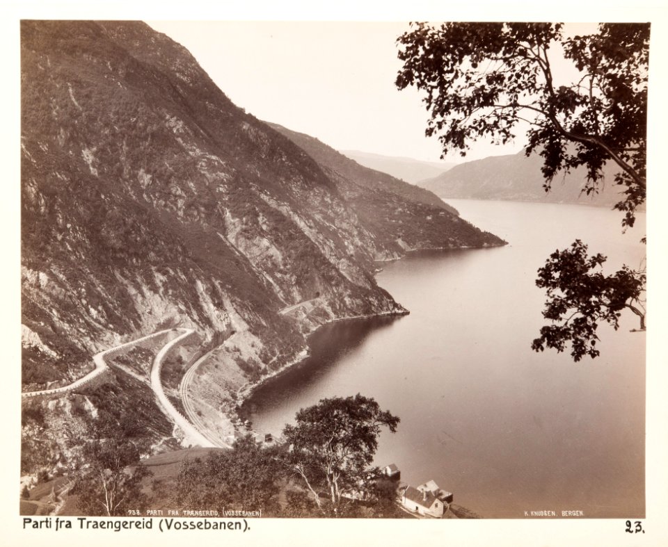Fotografi av Traengereid (Vossbanen), Norge - Hallwylska museet - 105711